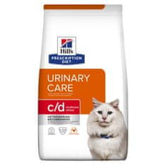 shumee HILL'S Prescription Diet Urinary Care Feline c/d Multicare Stress Chicken - suché krmivo pro kočky - 8 kg