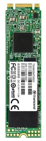 Transcend MTS820S 480GB SSD disk M.2 2280, SATA III (TLC), 530MB/s R, 480MB/s W