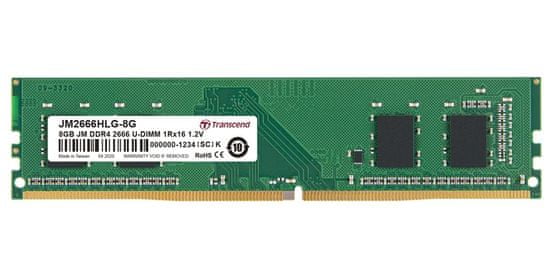 Transcend paměť 8GB DDR4 2666 U-DIMM (JetRam) 1Rx16 CL19