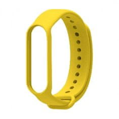 BStrap Silicone řemínek na Xiaomi Mi Band 5/6/7, yellow