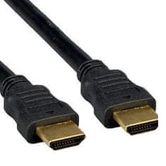 Gembird Kabel HDMI-HDMI 0,5m, 1.4, M/M stíněný, zlacené kontakty, černý