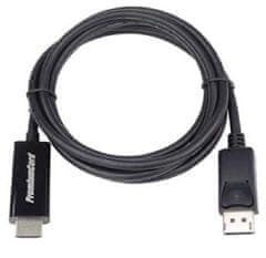 DisplayPort 1.2 na HDMI 2.0 kabel pro rozlišení 4Kx2K@60Hz, 3m