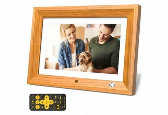 Kodak Digitální rámeček 10" LED HD dřevěný - KODAK