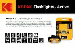 Kodak Světlomet pro hlavu KODAK LED aktivní 80 USB