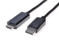 PremiumCord DisplayPort na HDMI kabel 3m M/M