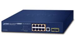 Planet GS-4210-8P2S L2 switch, 8x1Gb, 2x 1Gb SFP, 8x PoE 802.3at 120W, QoS