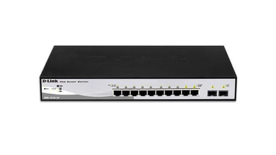 D-Link DGS-1210-10 L2/L3 Smart+ Switch, 8x GbE, 2 SFP, fanless