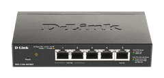 D-Link DGS-1100-05PDV2 5-Port Gigabit PoE Smart Managed Switch with 1 PD port