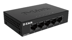 D-Link DGS-105GL Kovový 5-portový Gigabit stolní switch