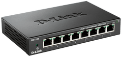 D-Link DES-108 kovový 8-port 10/100 Desktop Switch