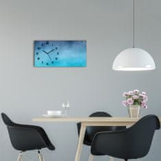 Wallmuralia Moderní skleněné hodiny na stěnu Dým černé 60x30 cm