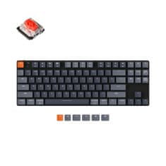 Keychron K1 SE mechanická klávesnice Slim RGB Red Gateron Hot-Swap K1SE-H1 