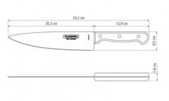 Tramontina Polywood kuchyňský nůž univerzální 20cm hnědá