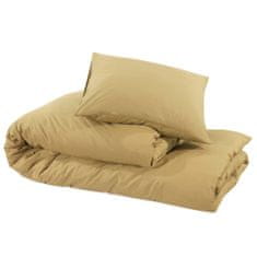 Greatstore Sada ložního prádla taupe 240 x 220 cm lehké mikrovlákno