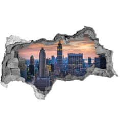 Wallmuralia Fototapeta díra na zeď 3D Manhattan New York 95x73 cm