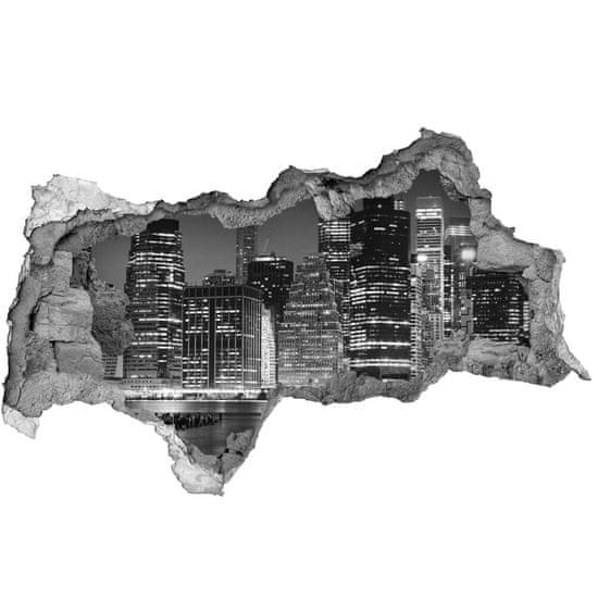 Wallmuralia Díra 3D foto tapeta nálepka Manhattan noc