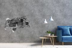 Wallmuralia Díra 3D foto tapeta nálepka Manhattan noc 95x73 cm