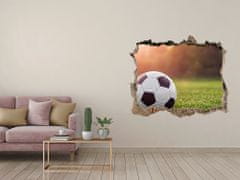 Wallmuralia Fototapeta díra na zeď 3D Fotbal 168x113 cm