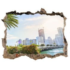 Wallmuralia Fototapeta díra na zeď 3D Miami USA 120x81 cm