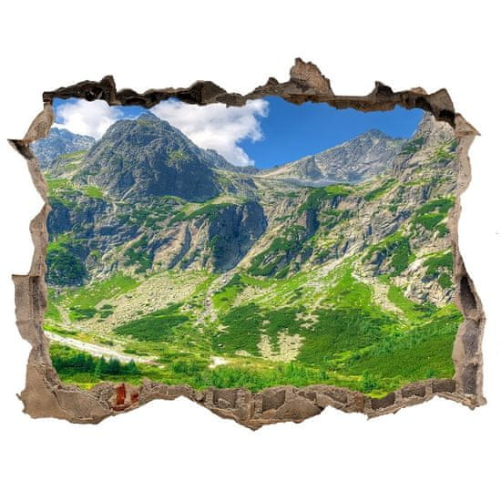 Wallmuralia Díra 3D foto tapeta nálepka Jezero v horách