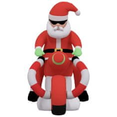 Greatstore Nafukovací Santa Claus s LED diodami 156 cm