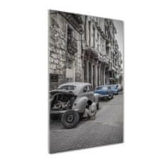 Wallmuralia Vertikální Moderní skleněný obraz z fotografie Havana 50x125 cm 4 úchytky