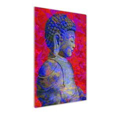 Wallmuralia Vertikální Foto-obraz skleněný svislý Abstrakce buddha 70x140 cm 2 úchytky