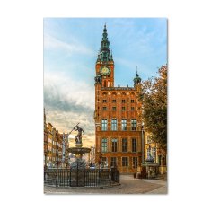 Wallmuralia Vertikální Foto obraz sklo tvrzené Gdaňsk Polsko 70x100 cm 2 úchytky