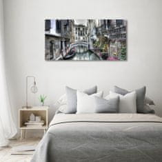 Wallmuralia Foto-obraz fotografie na skle Benátky Itálie 100x50 cm 4 úchytky