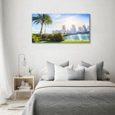 Wallmuralia Foto-obraz fotografie na skle Miami USA 100x50 cm 2 úchytky