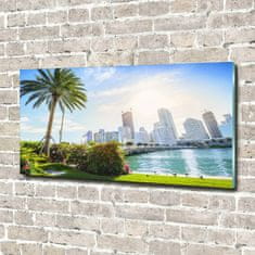 Wallmuralia Foto-obraz fotografie na skle Miami USA 100x50 cm 2 úchytky