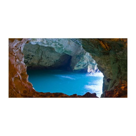 Wallmuralia Moderní skleněný obraz z fotografie Mořská jeskyně 2 úchytky