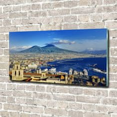 Wallmuralia Foto obraz skleněný horizontální Neapol Itálie 140x70 cm 4 úchytky