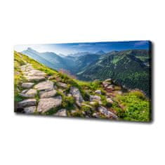 Wallmuralia Foto obraz canvas Východ slunde Tatry 125x50 cm