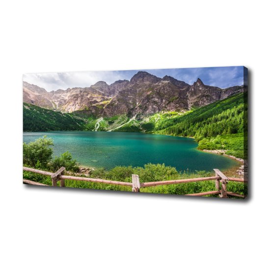 Wallmuralia Moderní fotoobraz canvas na rámu Mořské oko Tatry