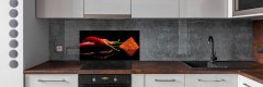 Wallmuralia Panel do kuchyně Chilli a cayenne 100x50 cm