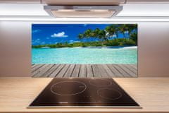 Wallmuralia Panel do kuchyně Tropická pláž 100x50 cm