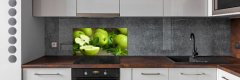 Wallmuralia Panel do kuchyně Zelená jablka 100x50 cm