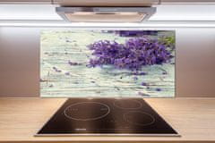 Wallmuralia Skleněný panel do kuchyně Levandule 100x50 cm