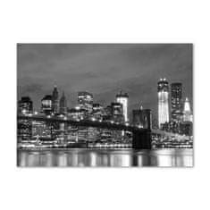 Wallmuralia Foto obraz fotografie na skle Manhattan New York 100x70 cm 4 úchytky