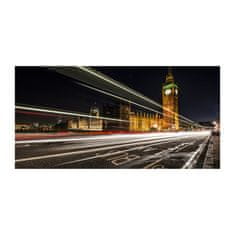 Wallmuralia Foto obraz skleněný horizontální Big Ben Londýn 100x50 cm 2 úchytky