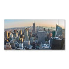 Wallmuralia Foto obraz fotografie na skle Manhattan New York 120x60 cm 4 úchytky