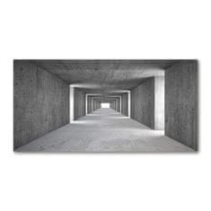 Wallmuralia Foto obraz fotografie na skle Betonový tunel 100x50 cm 2 úchytky