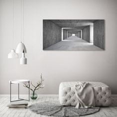 Wallmuralia Foto obraz fotografie na skle Betonový tunel 125x50 cm 4 úchytky