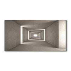 Wallmuralia Foto obraz skleněný horizontální Betonový tunel 100x70 cm 2 úchytky