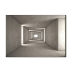 Wallmuralia Foto obraz skleněný horizontální Betonový tunel 100x70 cm 2 úchytky