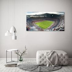 Wallmuralia Foto-obraz fotografie na skle Barcelona stadion 125x50 cm 4 úchytky