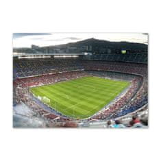 Wallmuralia Foto-obraz fotografie na skle Barcelona stadion 100x70 cm 2 úchytky