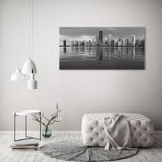 Wallmuralia Foto obraz sklo tvrzené Chicago 125x50 cm 2 úchytky