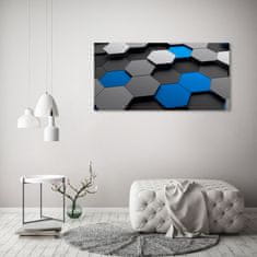 Wallmuralia Foto obraz sklo tvrzené Abstrakce 3D 125x50 cm 2 úchytky